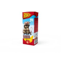 Bananų-braškių sulčių gėrimas ZOO MINIONS, 200 ml