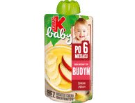 Bananų, obuolių desertas su vitaminu C, KUBUŠ baby, 100 g