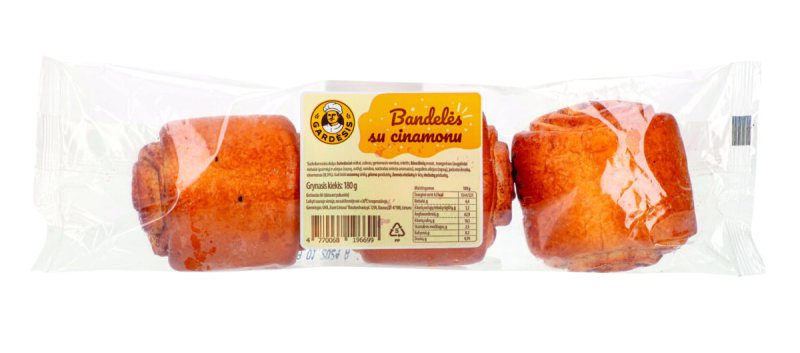 BANDELĖS su cinamonu, 180 g