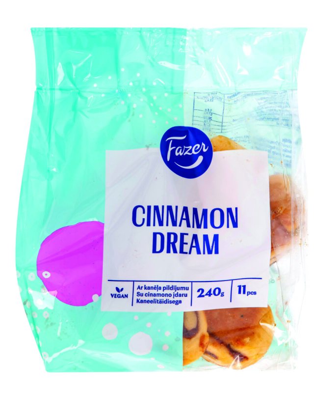 Bandelės mini su cinamonu FAZER, 240 g