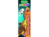 Banguotųjų papūgų skanėstas su obuoliais ir medumi FANTASIA, 90 g