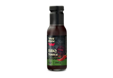 Barbekiu padažas su Kajeno paprikomis WELL DONE, 280 g