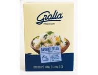 BASMATI SELLA ryžiai GRALLA, 400 g, 4 x 100 g