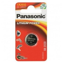 Baterija PANASONIC LITHIUM CR2032 - 1BP, 1 vnt