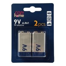 Baterijos COZY HOME 9V 6LR61, 2 vnt