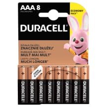 Baterijos DURACELL AAA, LR03, 8 vnt