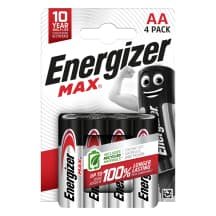 Baterijos ENERGIZER MAX LR06 AA, 4 vnt