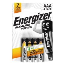 Baterijos ENERGIZER POWER LR03 AAA, 4 vnt