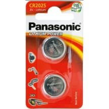 Baterijos Panasonic CR2025, 2 vnt
