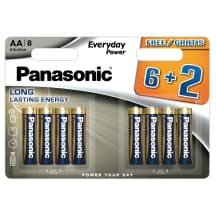 Baterijos PANASONIC LR6EPS/8 (6+2)