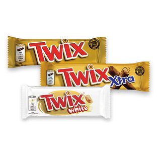 Batonėliams TWIX (3 rūš.), 50 g, 75 g, 46 g