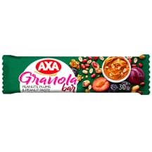 Batonėlis AXA su žem. riešut. slyvomis, 30 g