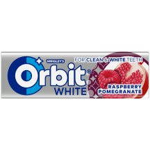 Becukrė avieč.,gr.sk.kr.guma ORBIT WHITE, 14 g