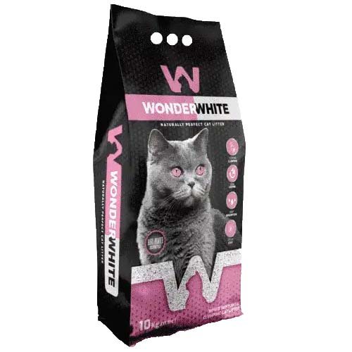 Bentonitinis sušokantis kraikas katėms Wonder White Baby Powder, 10 kg, 11.8 l