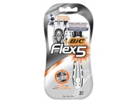 BIC Flex 5 vyriški vienkartiniai skustuvai, 3 vnt