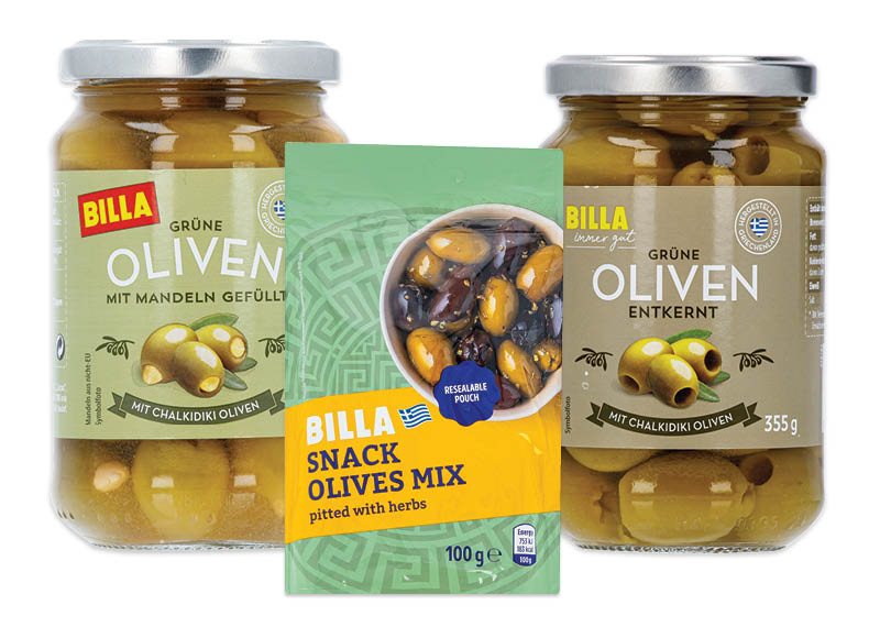 BILLA alyvuogėms