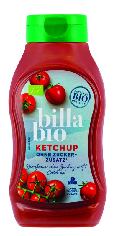 BILLA BIO kečupas be cukraus, 550 g