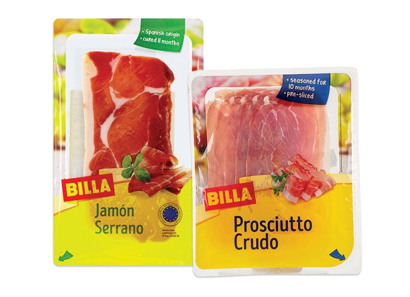 BILLA kumpis griežinėliais, 80 g