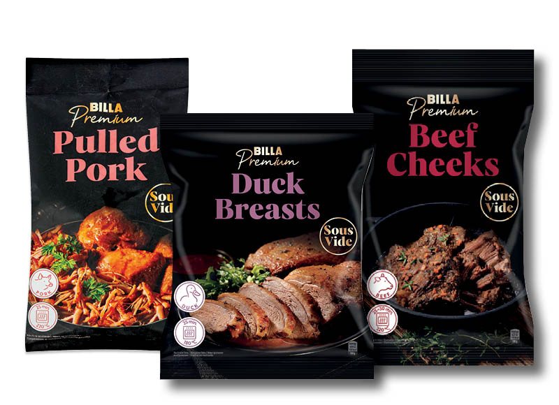 BILLA PREMIUM lėtai virtiems gaminiams