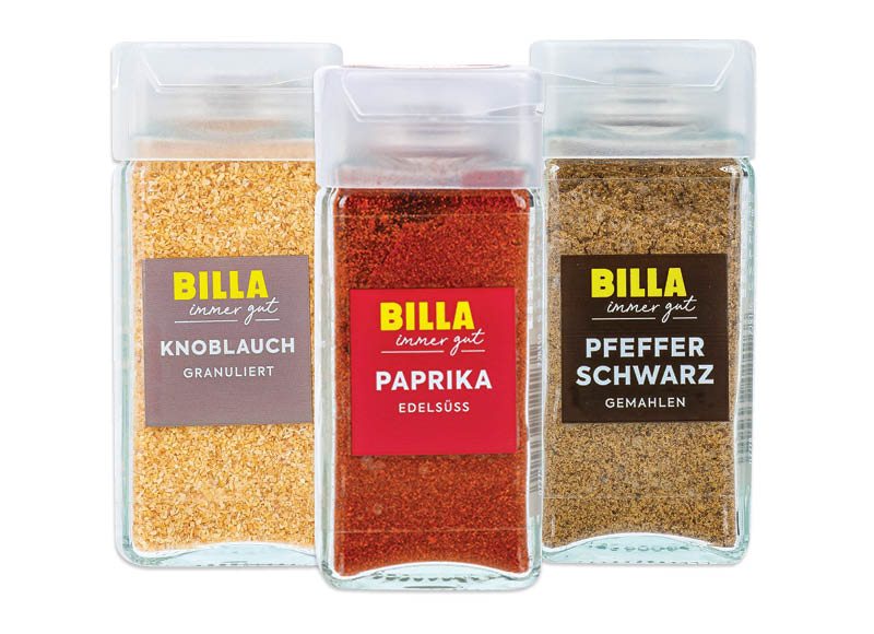 BILLA prieskoniams IMMER GUT