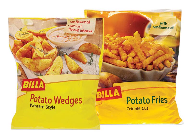 BILLA šaldytoms bulvytėms ir kroketams, 750 g