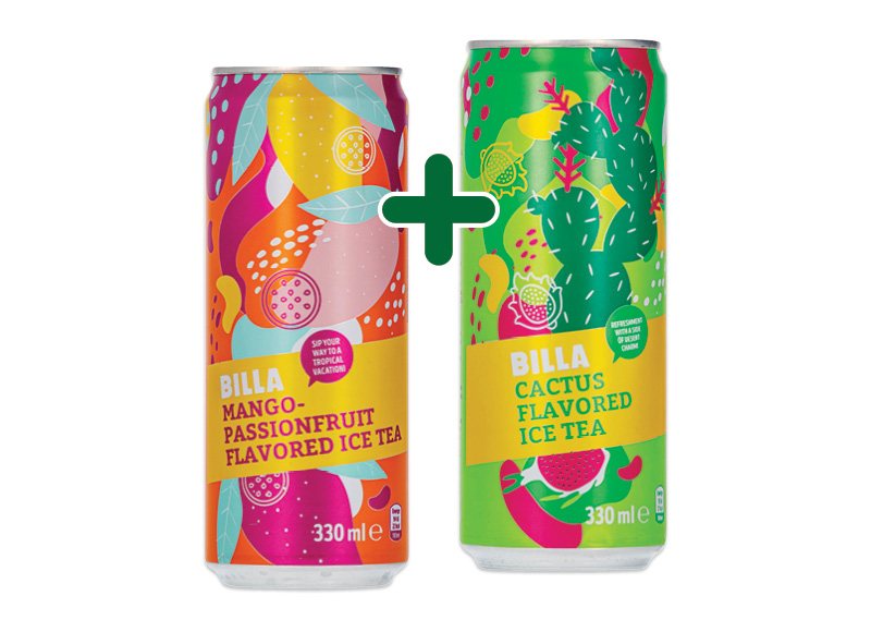 BILLA šaltos arbatos gėrimas, 330 ml
