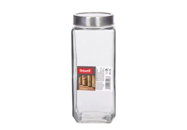 Birių produktų indas UNIWELL SQUARE, 1 vnt., 1.2 l