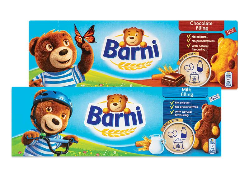 Biskvitiniai pyragėliai BARNI, 150 g