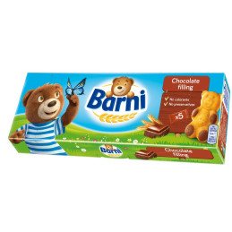 Biskvitinis pyragaitis BARNI su šokoladinio sk. įdaru, 150 g