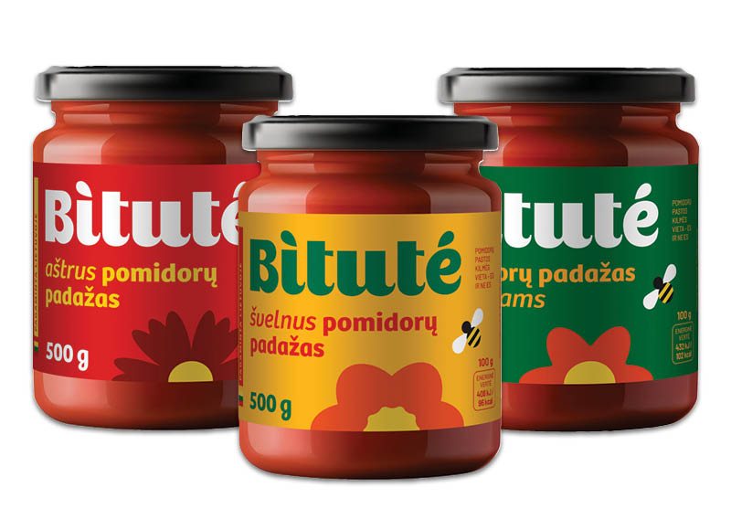 BITUTĖ pomidorų padažams, 500 g
