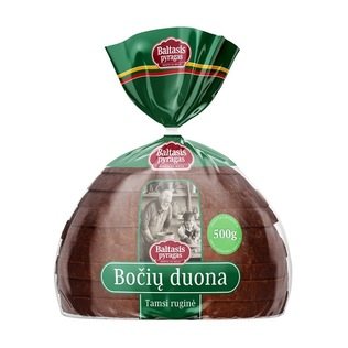 BOČIŲ duona BALTASIS PYRAGAS, 500 g