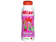 Braškinis pieno gėrimas MIAU, 2,3 % rieb., steriziluotas, 450 ml