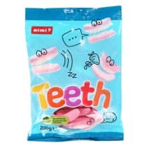 Braškių skonio guminukai Teeth RIMI, 200 g