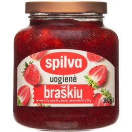 Braškių uogienė SPILVA, 380 g