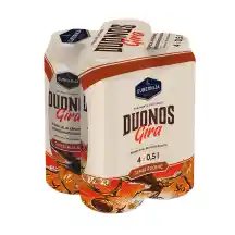 Bread Kvass GUBERNIJA Dark Rye, 4 x 0.5 l