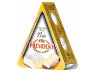 Bri sūris PRESIDENT su baltuoju pelėsiu, 60 % rieb. s. m., 125 g