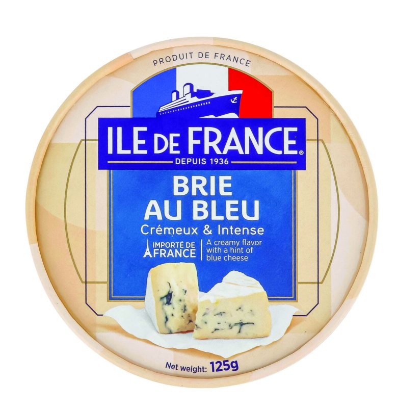 Brie sūris su mėlynuoju pelėsiu ILE DE FRANCE, 125 g