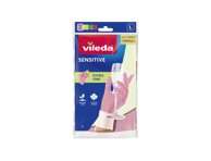 Buitinės pirštinės VILEDA SENSITIVE (L dydis), 1 vnt