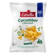Bulvių trašk. ESTRELLA CUC. & SOUR CR., 170 g