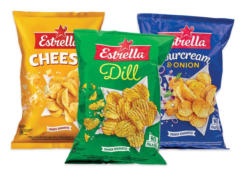 Bulvių traškučiai ESTRELLA, 115 g