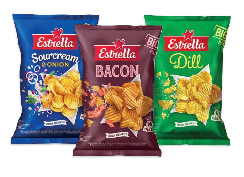 Bulvių traškučiai ESTRELLA, 180 g