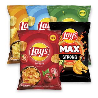 Bulvių traškučiai LAY‘S (5 rūš.), 180 g, 170 g