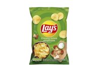 Bulvių traškučiai LAY'S, grietinės ir grybų skonio, 130 g