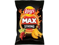Bulvių traškučiai LAY'S MAXX STRONG,aitr.papr.,žal.citr. sk., 120 g