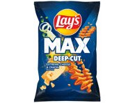 Bulvių traškučiai LAY'S MAXX, sūrio ir svogūnų skonio, 120 g