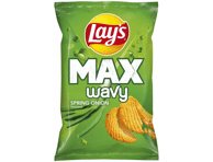 Bulvių traškučiai LAY'S MAXX WAVY, svogūnų laiškų skonio, 120 g