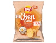 Bulvių traškučiai LAY'S OVEN BAKED, voveraičių padažo skonio, 180 g