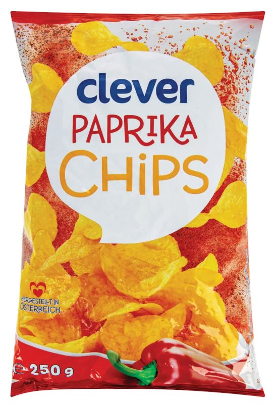 Bulvių traškučiai paprikos skonio CLEVER, 250 g