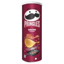 Bulvių traškučiai PRINGLES BACON, 165 g