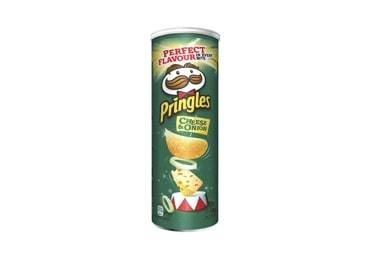 Bulvių traškučiai PRINGLES Cheese & Onion, 165 g